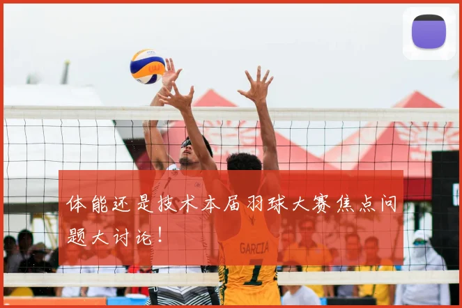 体能还是技术本届羽球大赛焦点问题大讨论！